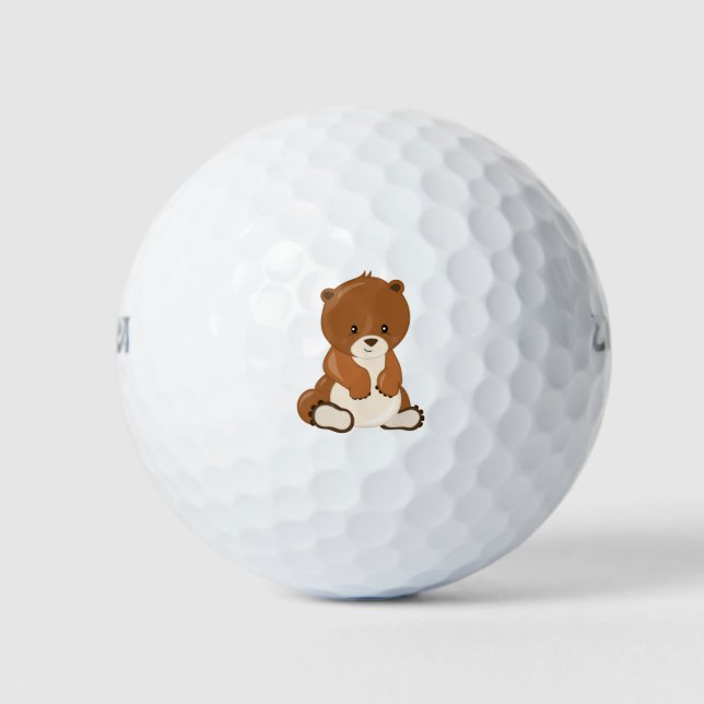Baby Bear Golf Balls (Front)
