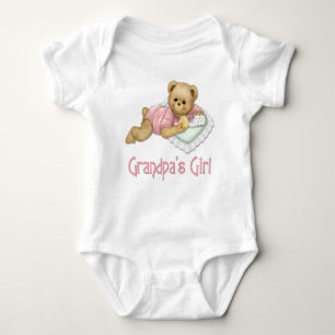 Baby Bear - Grandpa's Girl Baby Bodysuit