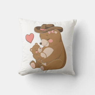 Baby Bear Happy Mother's Day Cushion