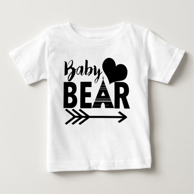 Baby Bear Infant Body Suit Baby T-Shirt (Front)