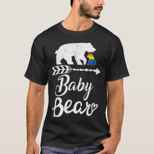 Baby Bear LGBT  Rainbow Pride Gay Lesbian  T-Shirt