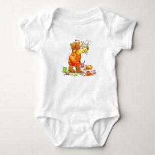 Baby Bear Paint Bodysuit