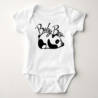 baby bear panda bodysuit