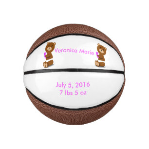 Baby Bear Personalise Mini Basketball