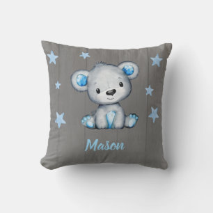 Baby Bear Pilow with stars Cushion