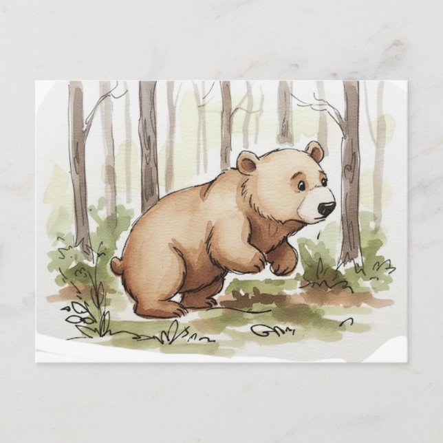 Baby Bear Postcard (Front)
