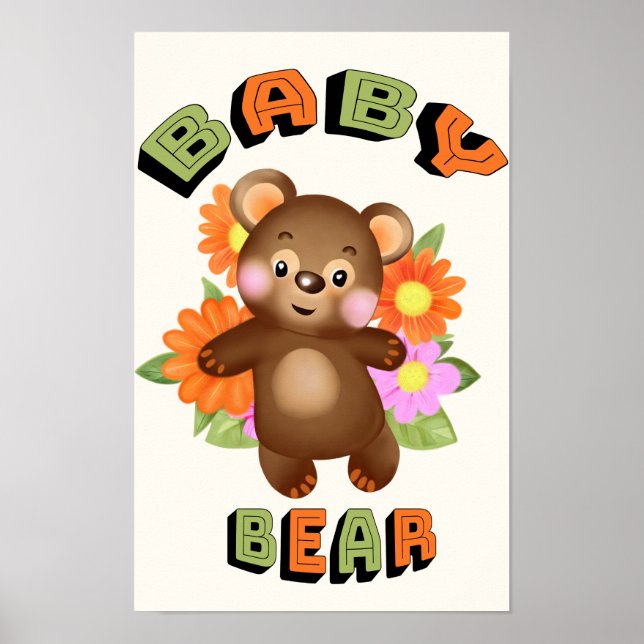 Baby bear poster (Front)