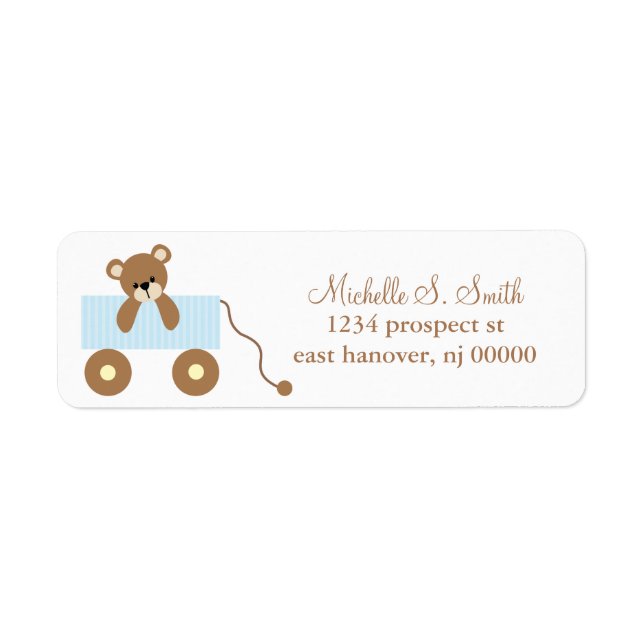 Baby Bear Return Address Labels (Front)