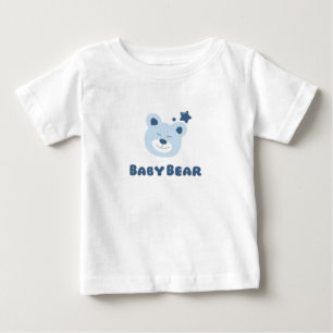 Baby bear typography Modern Kid's baby Tshirts