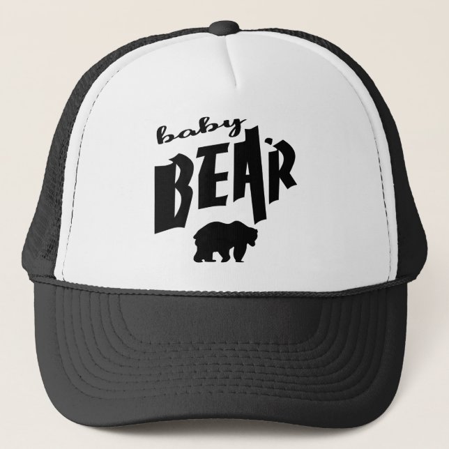 Baby Bear  #USAPatriotGraphics  ©WhiteTigerLLC.Com Trucker Hat (Front)