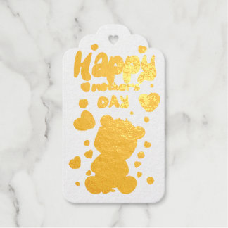 Baby Bear wishes you a happy Mother's Day Gift Tags