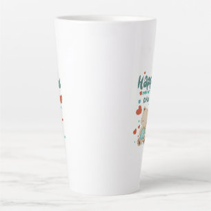 Baby bear wishes you a happy Mother's Day Latte Mug