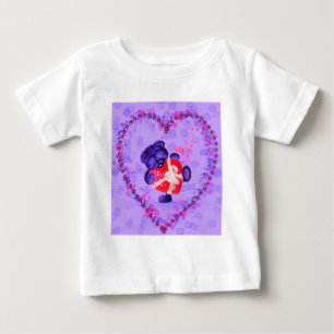 Baby Bear with Heart Gift Baby T-Shirt