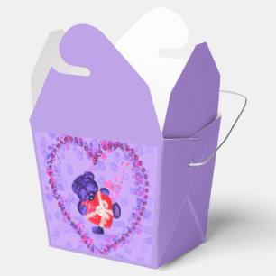 Baby Bear with Heart Gift Favour Box
