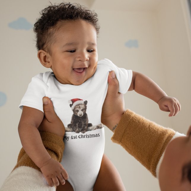 Baby Bear's First Christmas, custom Bodysuit (Creator Uploaded)
