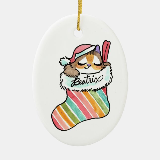 baby Beatrix Christmas ornament (Front)