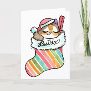 Baby Beatrix holiday card