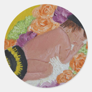 BABY BEE AND FLOWER GARDEN STICKERS