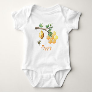 Baby Bee  Baby Shower Bodysuit