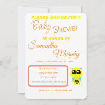 Baby Bee | Baby Shower Invitation