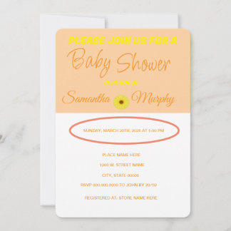 Baby Bee | Baby Shower Invitation