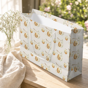 Baby Bee & Beehive Large Gift Bag