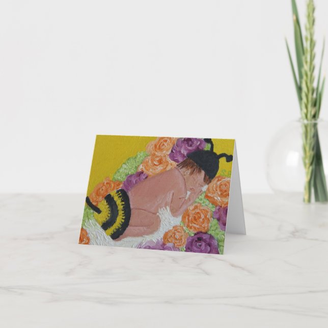 BABY BEE NOTE CARD (Front)