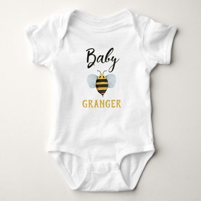 Baby Bee Personalised Bodysuit (Front)