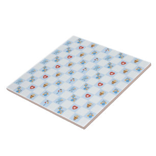 Baby Bees and Blue Bugs Tile