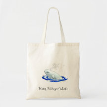 Baby Beluga Whale Tote