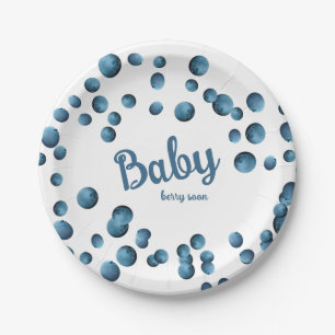 Baby Berry Soon Paper Plate
