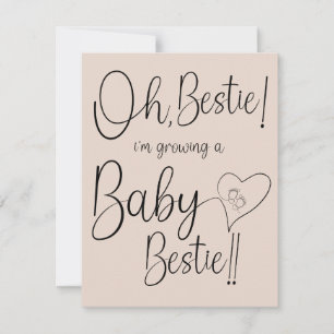 Baby Bestie Announcement