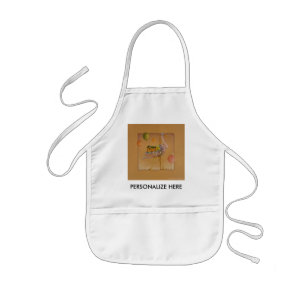 Baby Bib - Carousel Stork Kids Apron