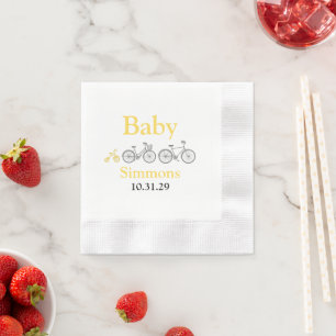 Baby Bicycle Napkin