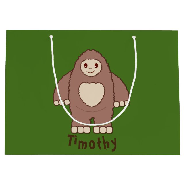 Baby Bigfoot Large Gift Bag (Front)