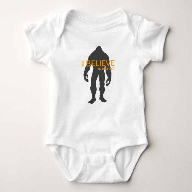 Baby Bigfoot T-Shirt Baby Bodysuit (Front)