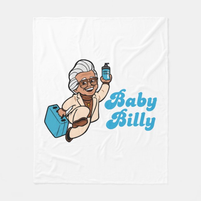 Baby Billy  Fleece Blanket (Front)