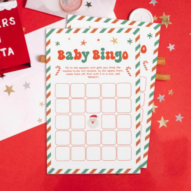 Baby Bingo Christmas Baby Shower Game (Creator Uploaded)