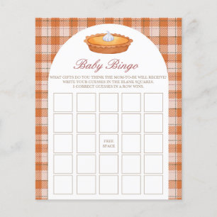 Baby Bingo Cutie Pie Baby Shower Game