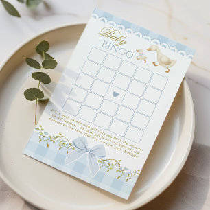 Baby Bingo Silly Goose Coquette Blue Shower game
