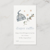 Baby Binnie Blue Diaper Raffle Baby Shower