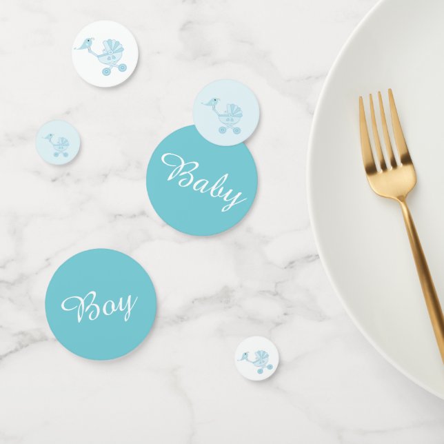 Baby Bird Baby Boy Table Confetti (Group)