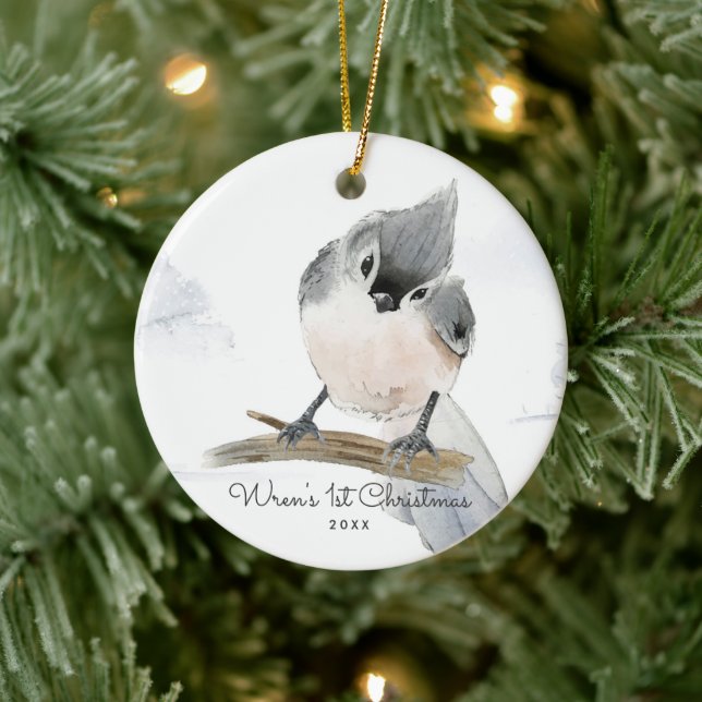 Baby Bird | Personalised Christmas Ornament (Tree)