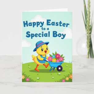 Baby Bird Spring Blooms Card