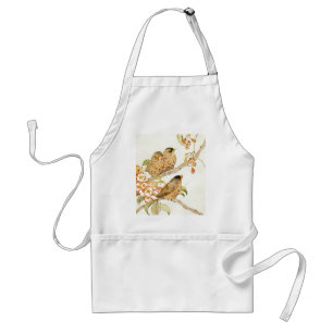 Baby Birds and Apple Blossoms Standard Apron