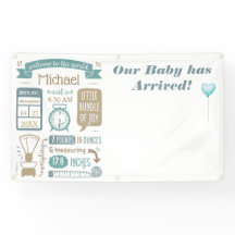 Baby Birth Announcement Customised