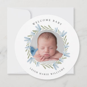 BABY BIRTH ANNOUNCEMENT Welcome Baby