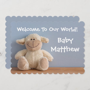 Baby Birth Welcome Card Baby Name