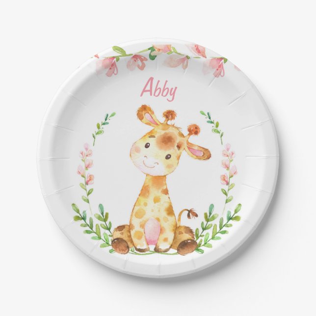 baby birthday plate (Front)
