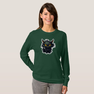 Baby Black Cat Design - Baby Fine Jersey T-Shirt